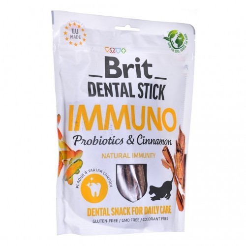 BRIT Dental Stick Immuno Probiotics & Cinnamon - dog treat - 251 g image 1