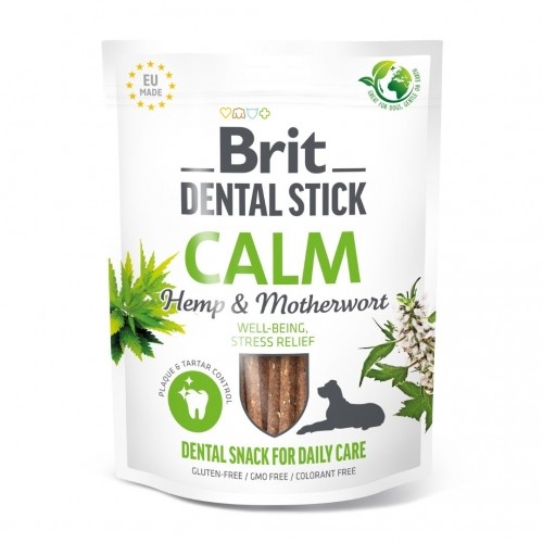 BRIT Dental Stick Calm Hemp & Materwort - dog treat - 251 g image 1