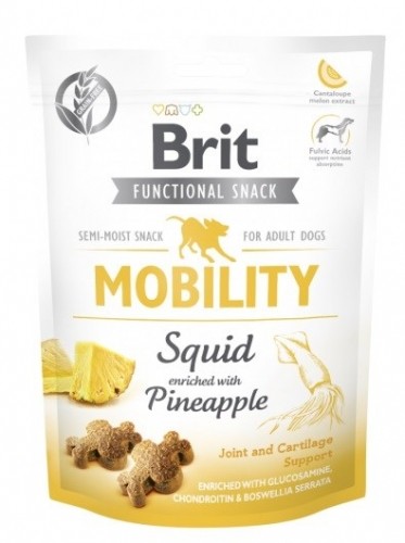 BRIT Functional Snack Mobility Squid  - Dog treat - 150g image 1