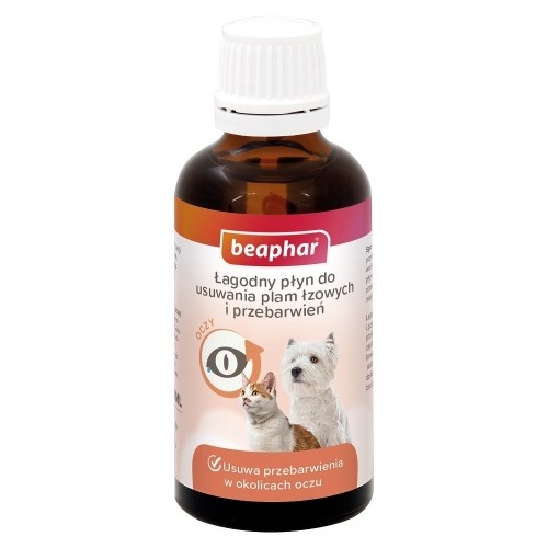 Beaphar gentle liquid for removing tear stains for dog and cat - 50ml image 1