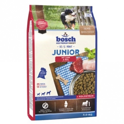 Bosch 15030 Junior for puppies Lamb&Rice 3kg image 1