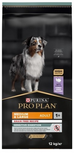 Purina Nestle Purina Pro Plan Medium&Large Adult Optidigest with Turkey 12 kg image 1