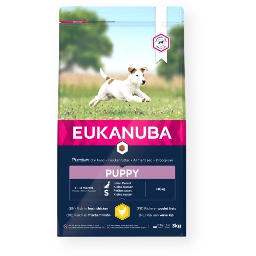 Eukanuba Growing Puppy Small Breed Chicken 3 kg image 1