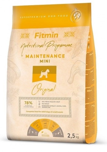 FITMIN Mini Maintenance - dry dog food - 2,5 kg image 1