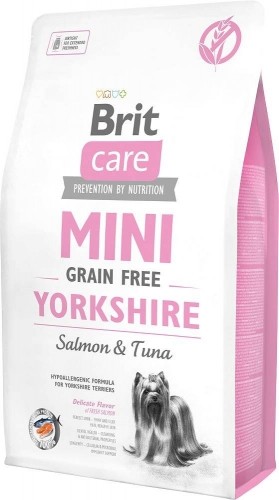 BRIT Care Mini Yorkshire Grain Free Salmon with tuna - dry dog food - 7 kg image 1