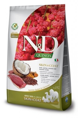 FARMINA N&D Quinoa Skin & Coat Duck - dry dog food - 7 kg image 1