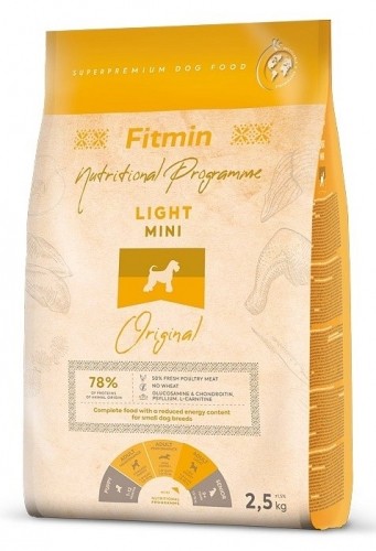 FITMIN Light Mini Original - dry dog food - 2,5 kg image 1