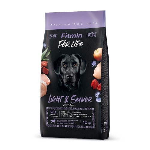 FITMIN Dog for Life Light&Senior - dry dog food - 12 kg image 1