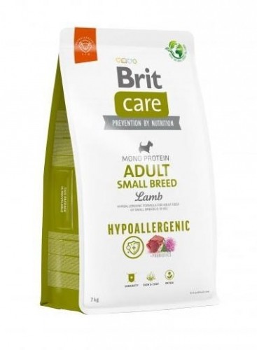 BRIT Care Hypoallergenic Adult Small Breed Lamb&Rice - dry dog food - 7 kg image 1