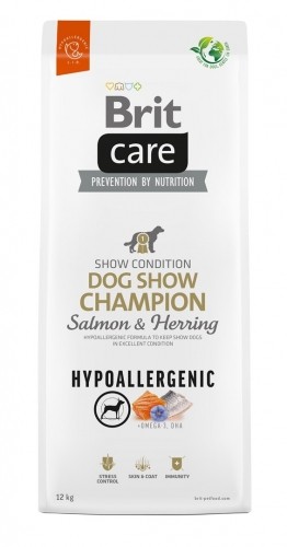 BRIT Care Hypoallergenic Adult Dog Show Champion Salmon & Herring - dry dog food - 12 kg image 1