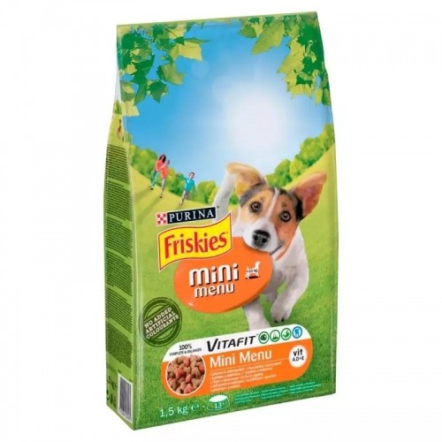 Purina Nestle FRISKIES Mini Menu Chicken with vegetables - dry dog food - 1.5 kg image 1