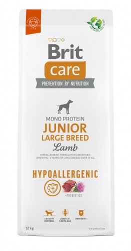 BRIT Care Hypoallergenic Junior Large Breed Lamb - dry dog food - 12 kg image 1