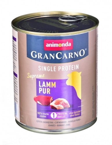 ANIMONDA GranCarno Single Protein flavor: lamb - 800g can image 1
