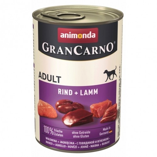ANIMONDA GranCarno Adult Beef and lamb - wet dog food - 400 g image 1
