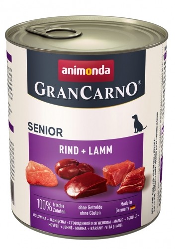 ANIMONDA GranCarno Senior Beef with lamb - Wet dog food - 800 g image 1