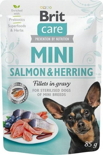 BRIT Care Mini Salmon&Herring Sterilised - Wet dog food - 85 g image 1