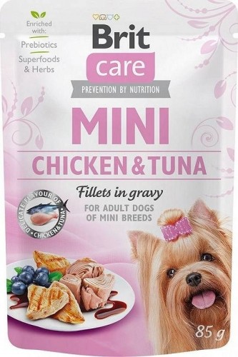 BRIT Care Mini Chicken&Tuna - Wet dog food - 85 g image 1
