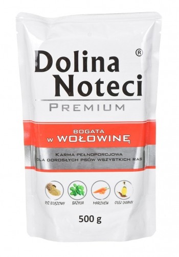 DOLINA NOTECI Premium Rich in beef - Wet dog food - 500 g image 1