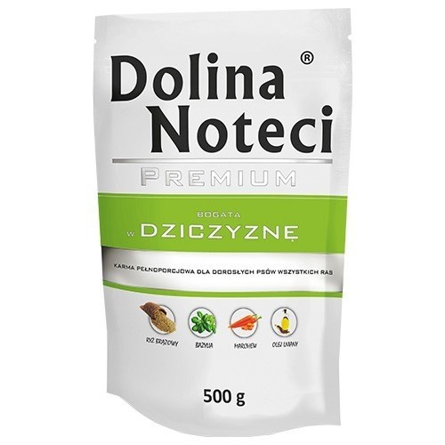 Dolina Noteci  Premium venison rich - wet dog food - 500g image 1