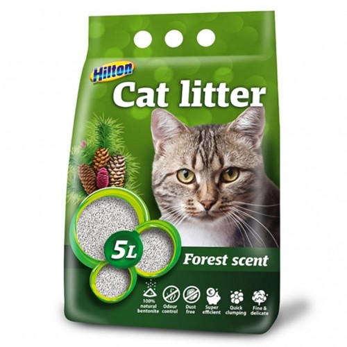 HILTON bentonite clumping forest cat litter - 5 l image 1