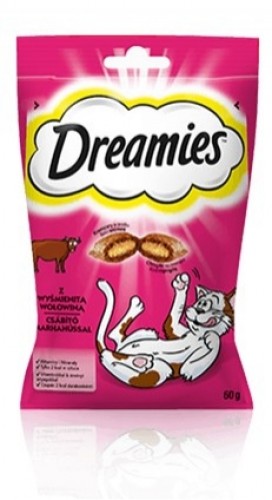 Dreamies 4008429037948 cats dry food 60 g Adult Beef image 1