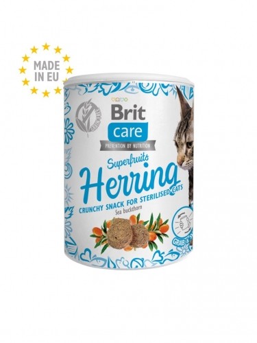 BRIT Care Cat Snack Superfruits Herring - cat treat - 100 g image 1