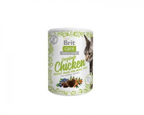 BRIT Care Cat Snack Superfruits Chicken - cat treat - 100 g image 1