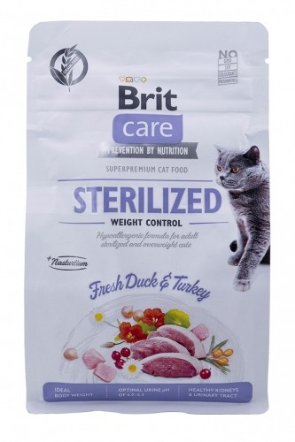 BRIT Care Grain-Free Sterilized Weight Control  - dry cat food - 400 g image 1
