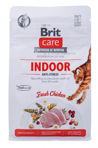 BRIT Care Grain-Free Adult Indoor Anti-Stress - dry cat food - 400 g image 1