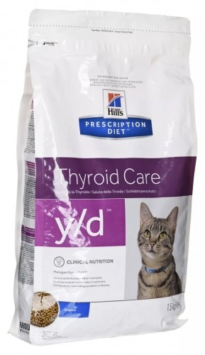 HILL'S PRESCRIPTION DIET Feline y/d Dry cat food 1,5 kg image 1
