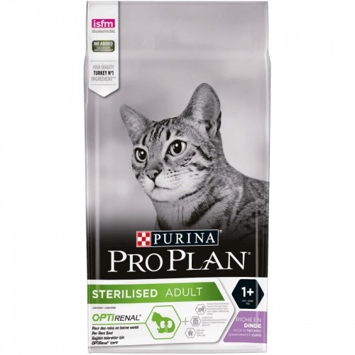 Purina Nestle PURINA Pro Sterilised Turkey - dry cat food - 10 kg image 1