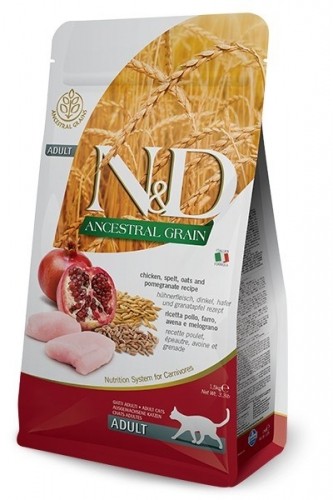 FARMINA N&D Ancestral Grain Chicken - dry cat food - 1,5 kg image 1