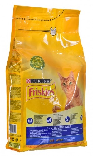 Purina Nestle Purina FRISKIES Sterilized cats dry food 1.5 kg Adult image 1