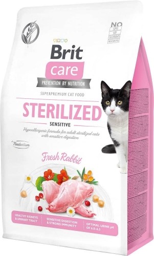 BRIT Care Grain-Free Sterilized Sensitive - dry cat food - 2 kg image 1