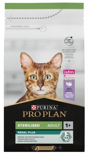 Purina Nestle Purina PRO PLAN STERILISED Adult cats dry food 1.5 kg Turkey image 1