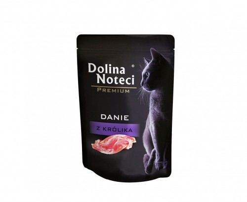 Dolina Noteci Rabbit dish for cats 85g image 1