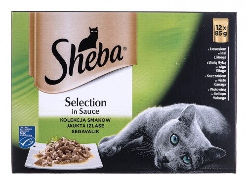 Sheba Selection in Sauce Mix of Tastes 12 x 85 g image 1