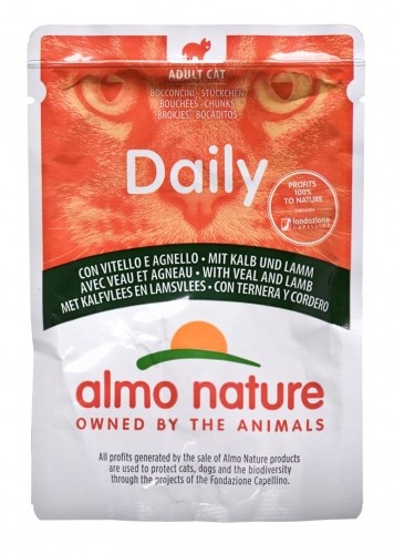 Almo Nature Daily Veal and lamb 70 g image 1
