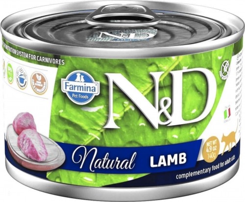 FARMINA N&D Cat Natural Lamb- wet cat food - 140 g image 1