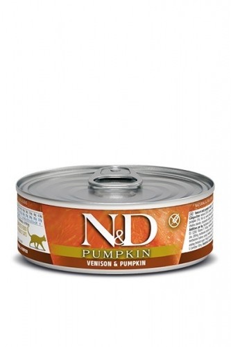 FARMINA N&D CAT VENISON & PUMPKIN 70g image 1