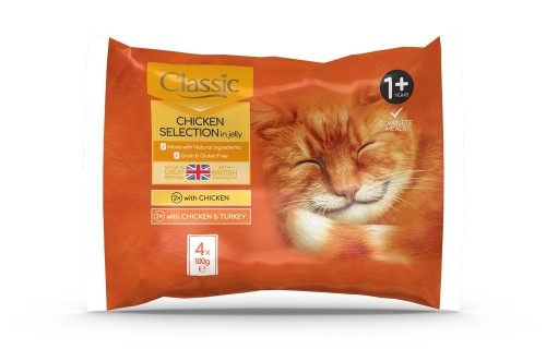 BUTCHER'S Classic Cat Chicken Selections MIX - wet cat food - 4x100g image 1