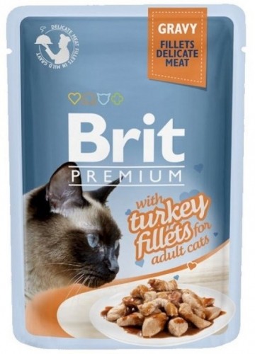 BRIT Premium with Turkey Fillets - wet cat food - 85g image 1