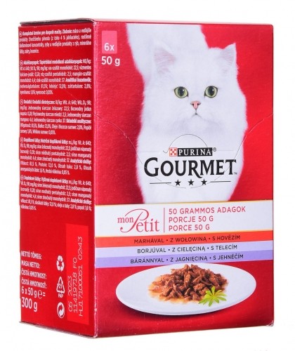 Purina Nestle GOURMET Mon Petit Fish Mix - wet cat food - 6 x 50 g image 1