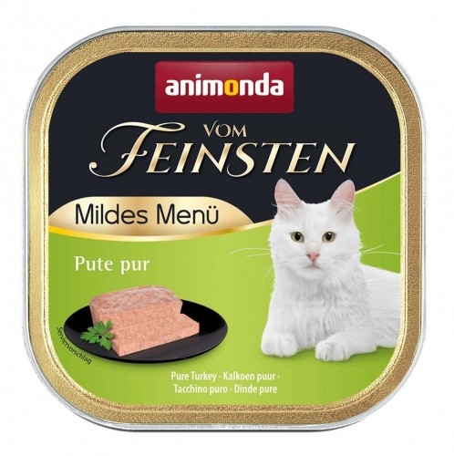 ANIMONDA Vom Feinsten Mildes Menu Pute pur - wet cat food - 100g image 1