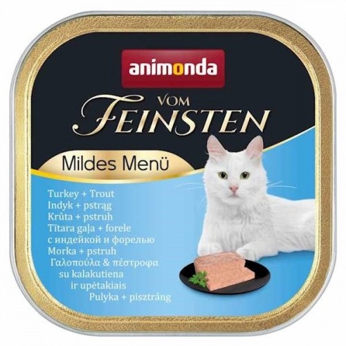 ANIMONDA VOM FEINSTEN MILDES MENU Wet cat food Turkey Trout 100 g image 1