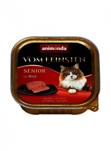 ANIMONDA Vom Feinsten Senior Cat flavour: beef 100 g image 1