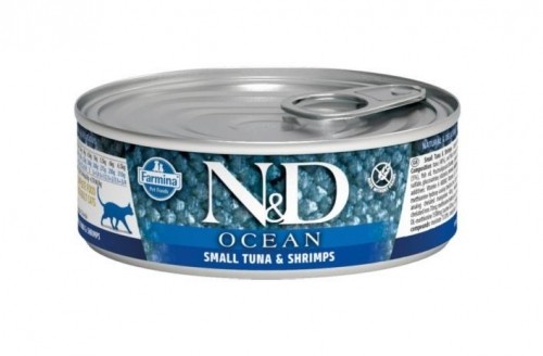 Farmina N&D Cat Ocean Sea Small Tuna & Shrimp  70g image 1
