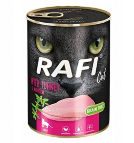 Dolina Noteci Rafi with turkey - wet cat food - 400g image 1