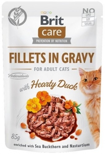 BRIT Care Fillets in Gravy duck fillets in sauce - wet cat food - 85 g image 1