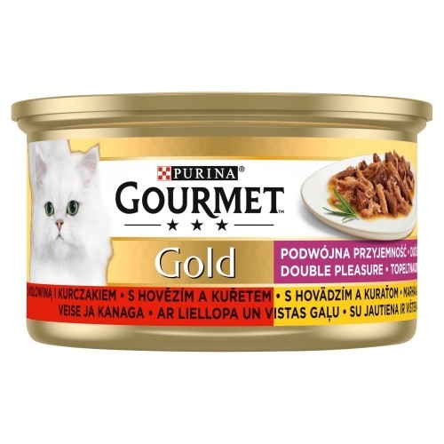 Purina Nestle Gourmet Gold - Mix Beef and Chicken 85g image 1